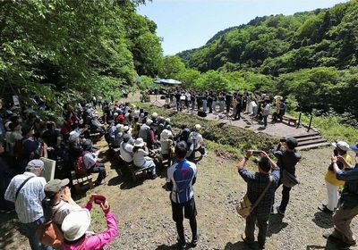 名城大学ブラスバンドのステージ